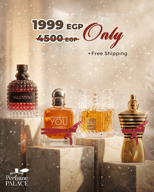 Valentino born in roma intense + stronger with you intensly + le male elixir + khamrah Perfume Palace
